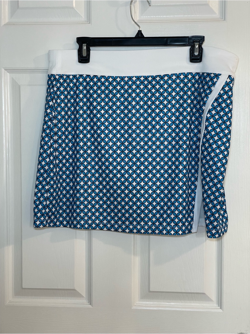 Callaway Opti-Dri Golf Skort Women’s XL Blue Geometric Print Athletic Skirt